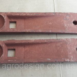 Щека (ложка) головки шатуна  польской сегментной косилки OSA (1к-т) стальная